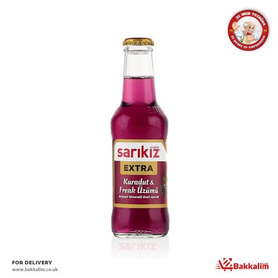SARIKIZ KARADUT FRENK ÜZÜMÜ AROMALI SODA 200 ML