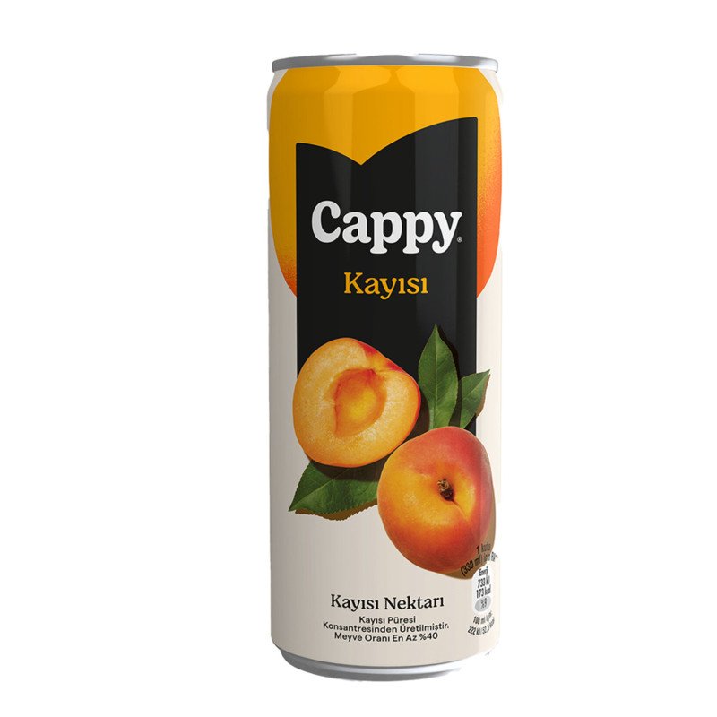 CAPPY  KAYISI AROMALI MEYVE SUYU 330 ML